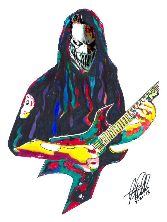 570x760 Mick Thomson Slipknot Guitar Player Heavy Metal Death