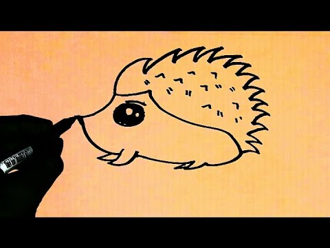 480x360 Art Lesson 62 How To Draw Cartoon Hedgehog Step By Step