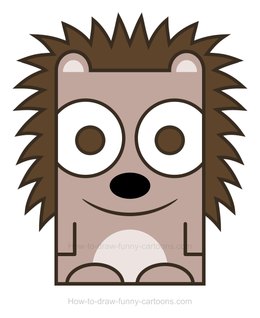 520x637 Hedgehog Clipart