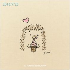 236x236 Hedgehog Illustration Print Ink Drawing Print Black Amp White Wall