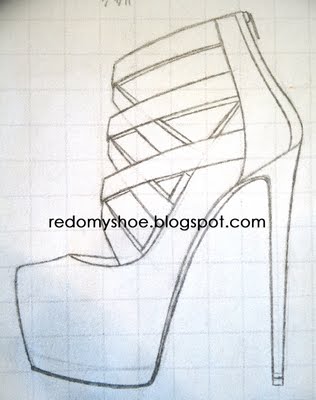 316x400 How To Draw A Perfect High Heel Redo My Shoe Imagine These