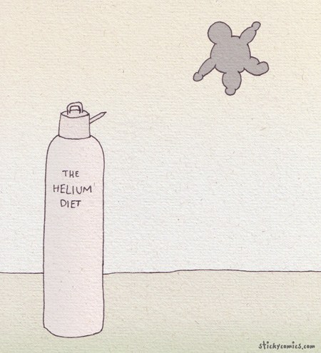 450x495 Sticky Comics Helium Diet