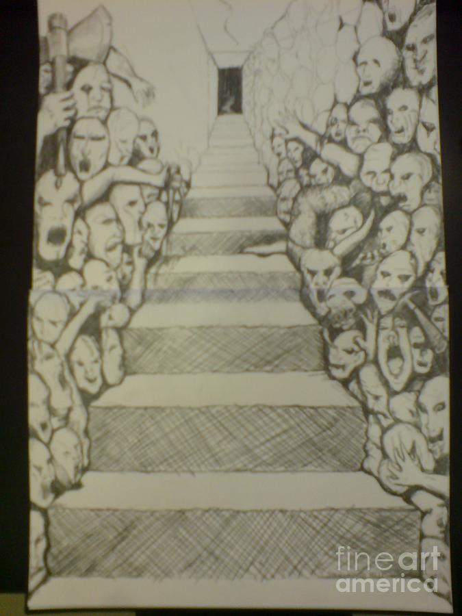 675x900 To Hell Drawing By Emma Croydon