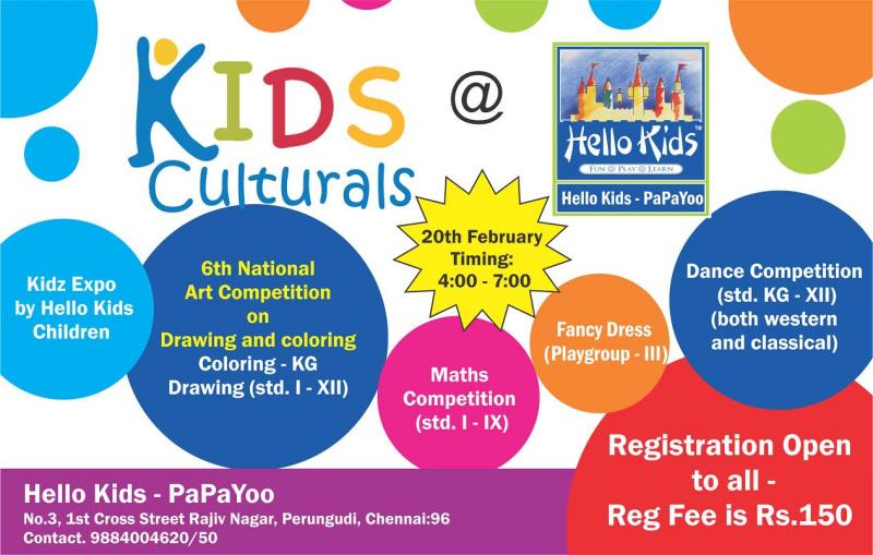 800x509 Events Amp Offers Kids Culturals @ Hello Kids Play School, Perungudi