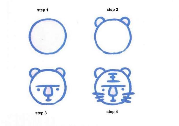 620x438 How To Draw Tiger