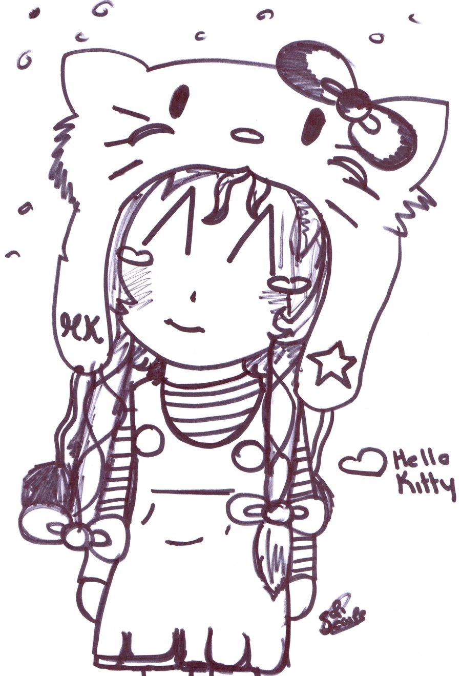 900x1319 Hello Kitty Girl By Sofiluvsmeerkovo