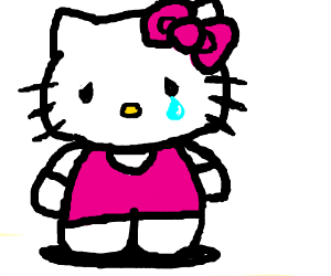 300x250 Sad Hello Kitty (