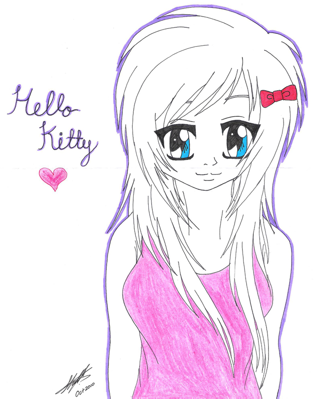 631x800 Anime Hello Kitty By Xselfdestructive