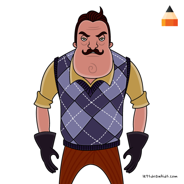 Hello Neighbor Drawing at GetDrawings | Free download