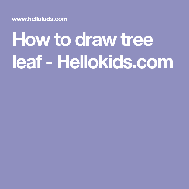 640x640 How To Draw Tree Leaf