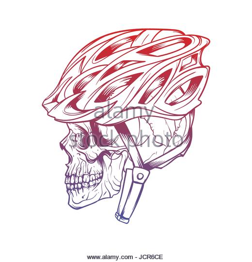 520x540 Vector Illustration Drawing Cyclist Helmet Stock Photos Amp Vector