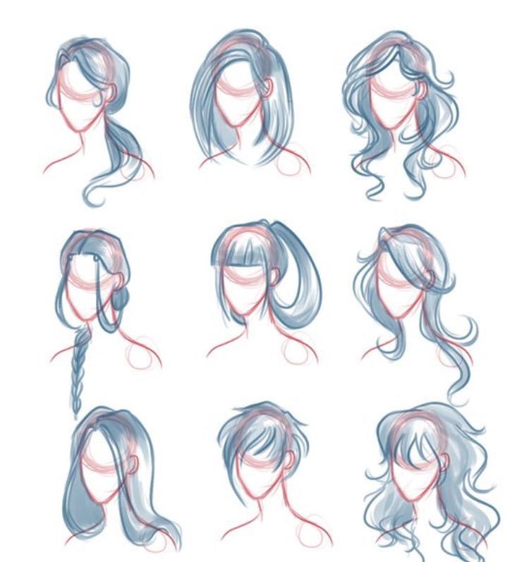 750x797 Drawing Hair Help To Draw Comics Drawing Hair