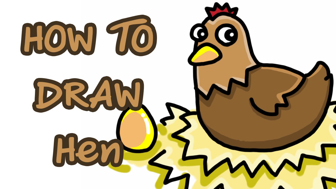 1280x720 How To Draw Hen