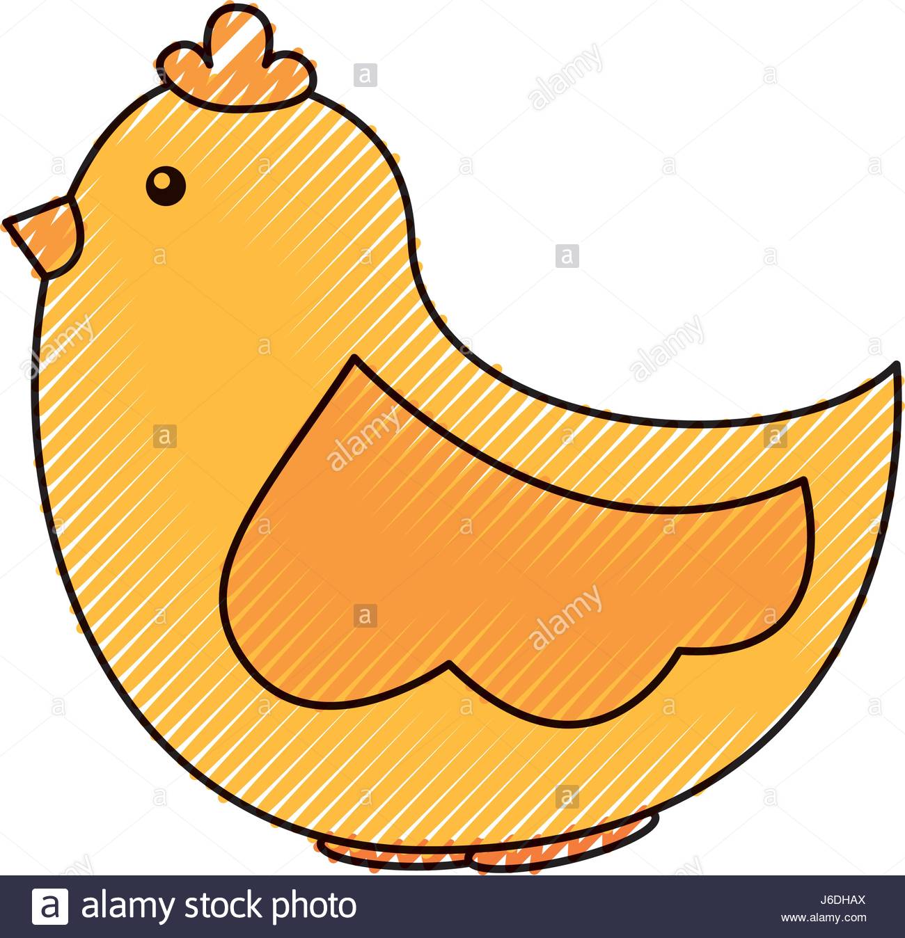 1300x1348 Cute Hen Drawing Icon Stock Vector Art Amp Illustration, Vector