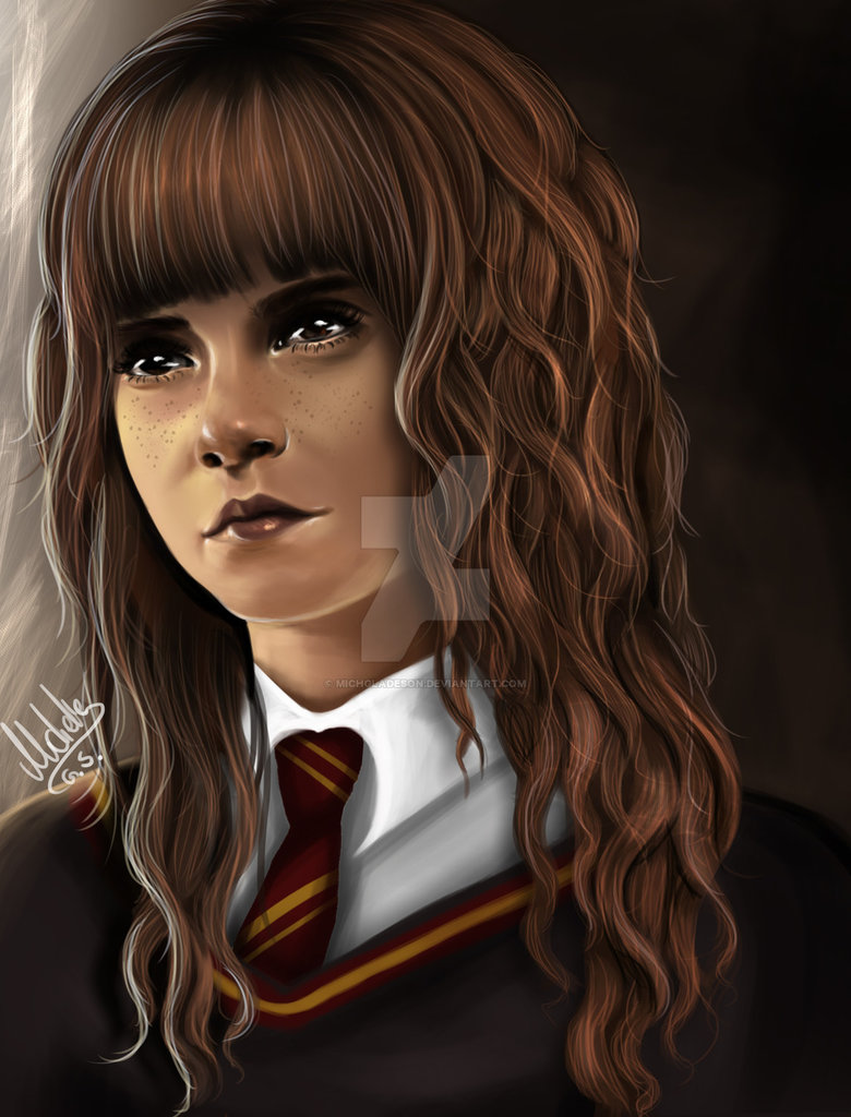 780x1024 Digital Drawing Hermione Granger By Michgladeson