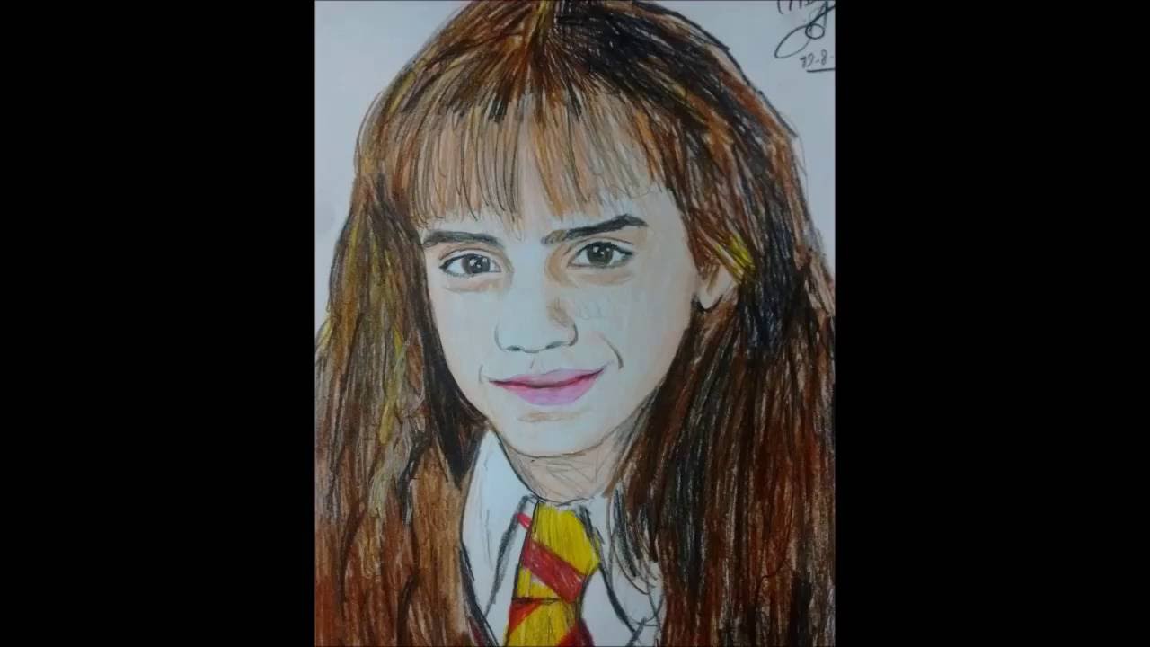 1280x720 Drawing Hermione Granger In Harry Potter And The Chamber