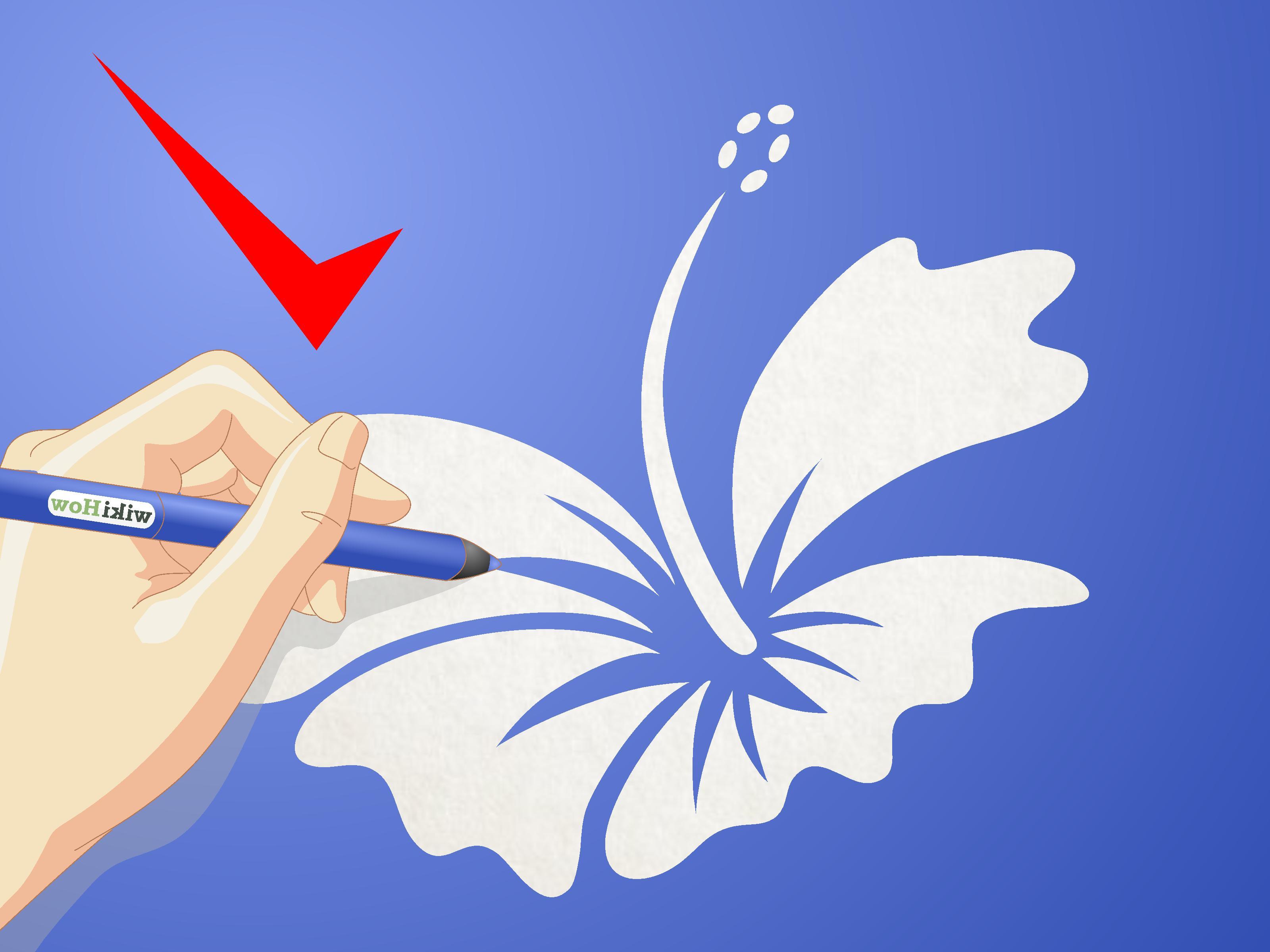 3200x2400 Best Draw Cartoon Hibiscus Flower Step Version Design