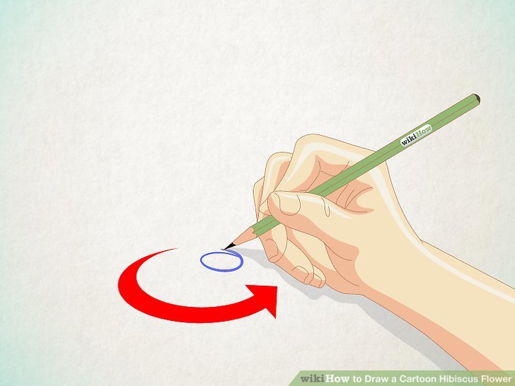 728x546 2 Easy Ways To Draw A Cartoon Hibiscus Flower