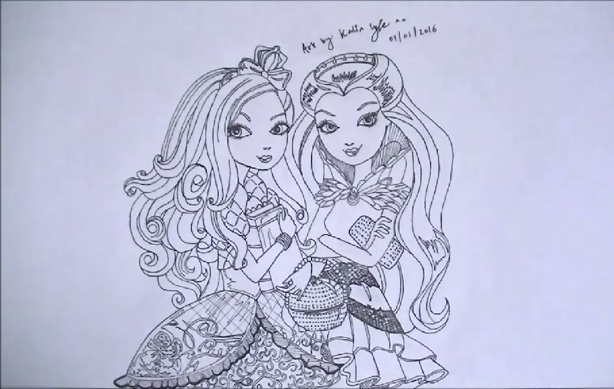 1212x768 Raven Queen Amp Apple White (Ever After High)