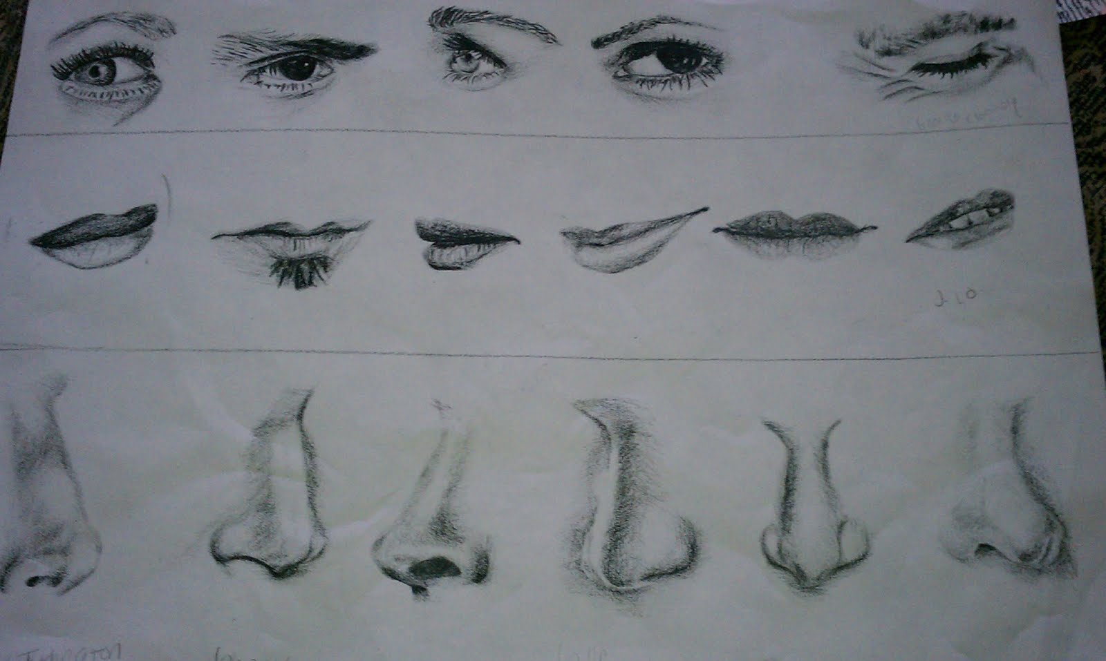 1600x957 The Hodge Podge Gallery High School Drawings