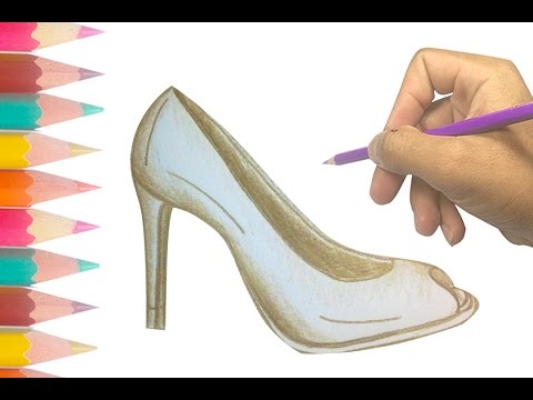 480x360 How To Draw A High Heel Shoe