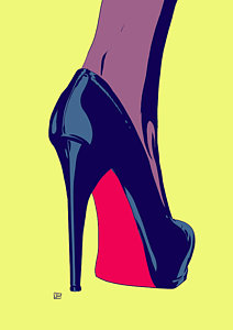 212x300 Shoe Drawing By Giuseppe Cristiano