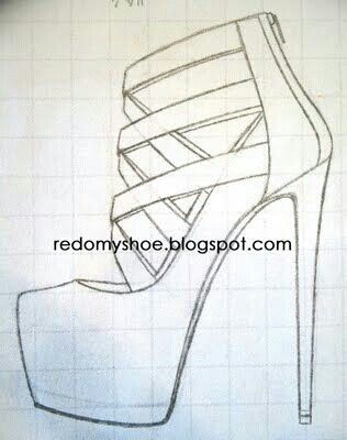 316x400 Como Dibujar Un Zapato