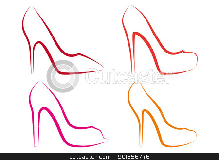 450x329 Images High Heel Shoe Drawing Template