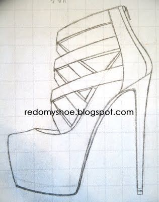316x400 Sketches High Heels Shoes Sketch Stock Vector Gatina Kadriya