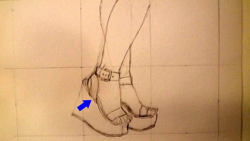 800x450 How To Draw Wedge High Heel Shoes Let's Draw People