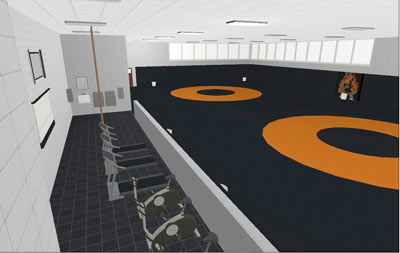 400x253 Chs Junior Draws 3d Plan Of Wrestling Addition