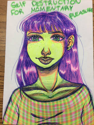320x427 Highlighters And A Black Sharpie.