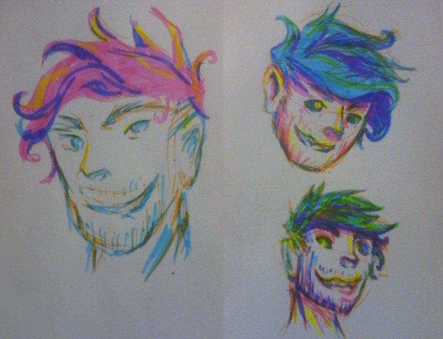 900x689 Highlighter Drawings By Crimsondragonclaws