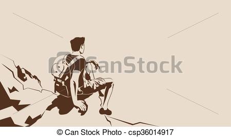 450x267 Traveler Sit On Cliff Rest Hiker Trekker Look To Empty Copy
