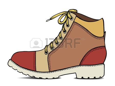 450x338 Line Drawing Of Shoes And Boots Stock Photos. Royalty Free