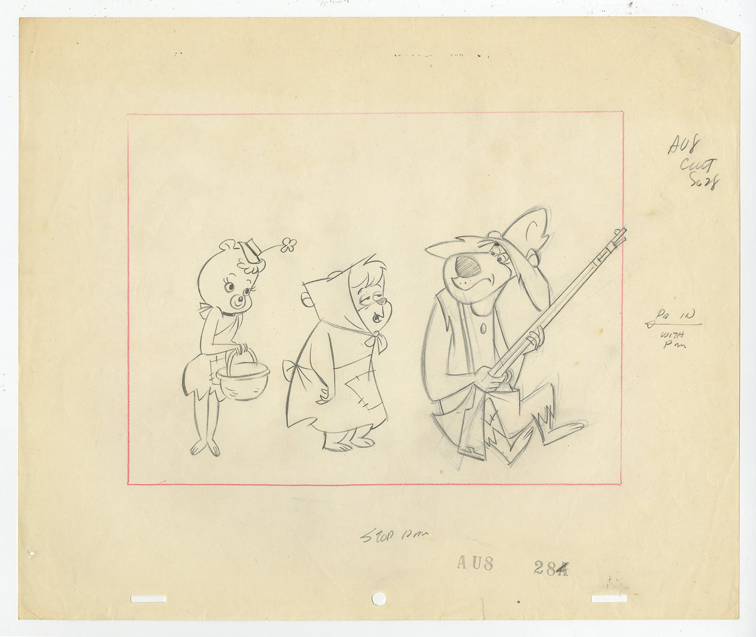 1500x1264 Hillbilly Bears Layout Drawing