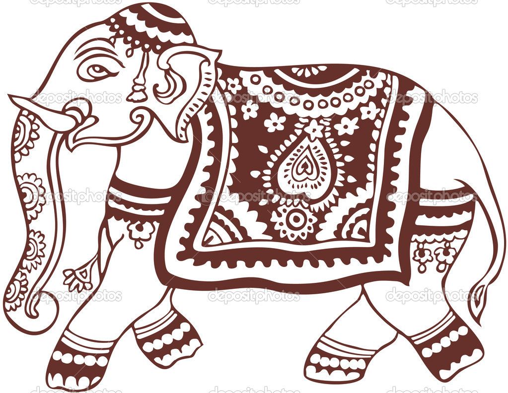 1023x792 Elephant Clip Art Free Indian Domestic Elephant Design