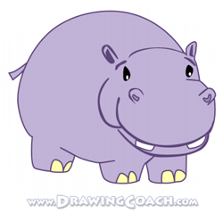 250x248 How To Draw A Cartoon Hippo