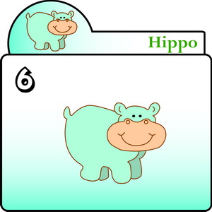 300x300 How To Draw A Hippo Hippo Theme Drawing Lessons