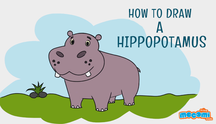 700x401 How To Draw A Hippo
