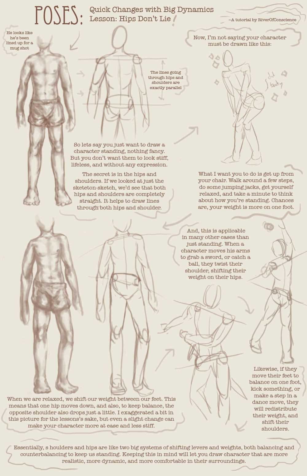 1000x1550 Tutorial Contrapposto