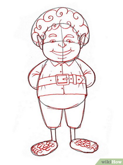 420x560 How To Draw A Hobbit 9 Steps (With Pictures)