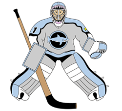 250x226 Cartoon Hockey Goalie Step By Step Drawing Lesson