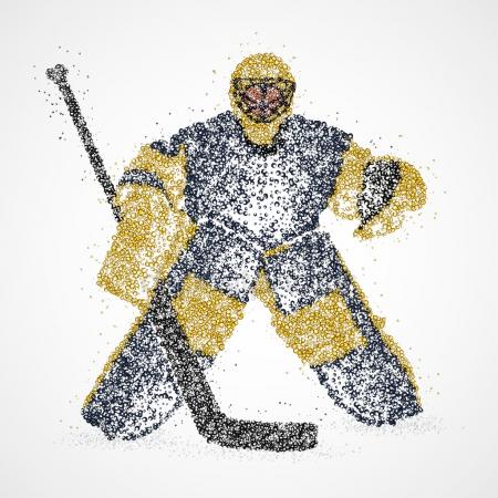 450x450 Hockey Goalie Silhouette Stock Vector Msanca