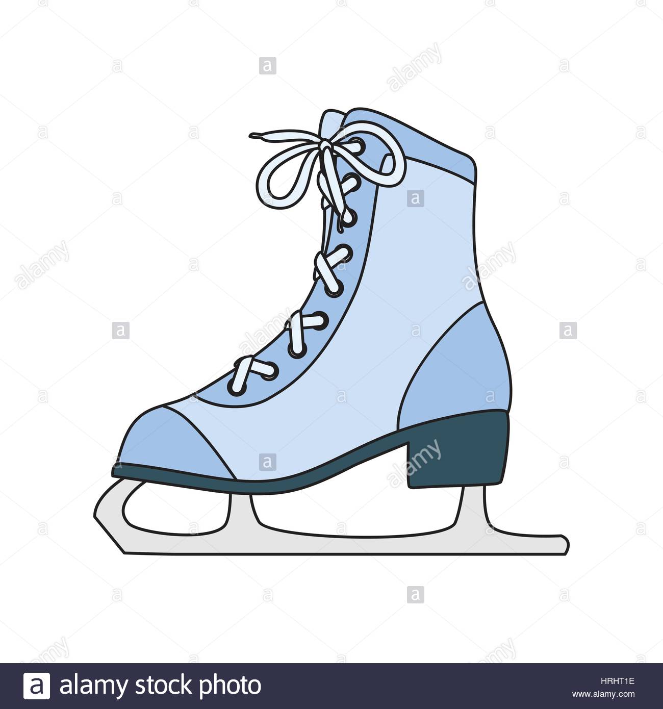 1300x1390 Ice Skates Line Art Drawing On White Background Stock Vector Art