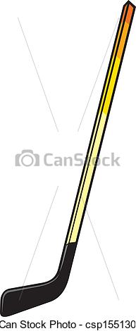 193x470 Hockey Stick Vector Clipart