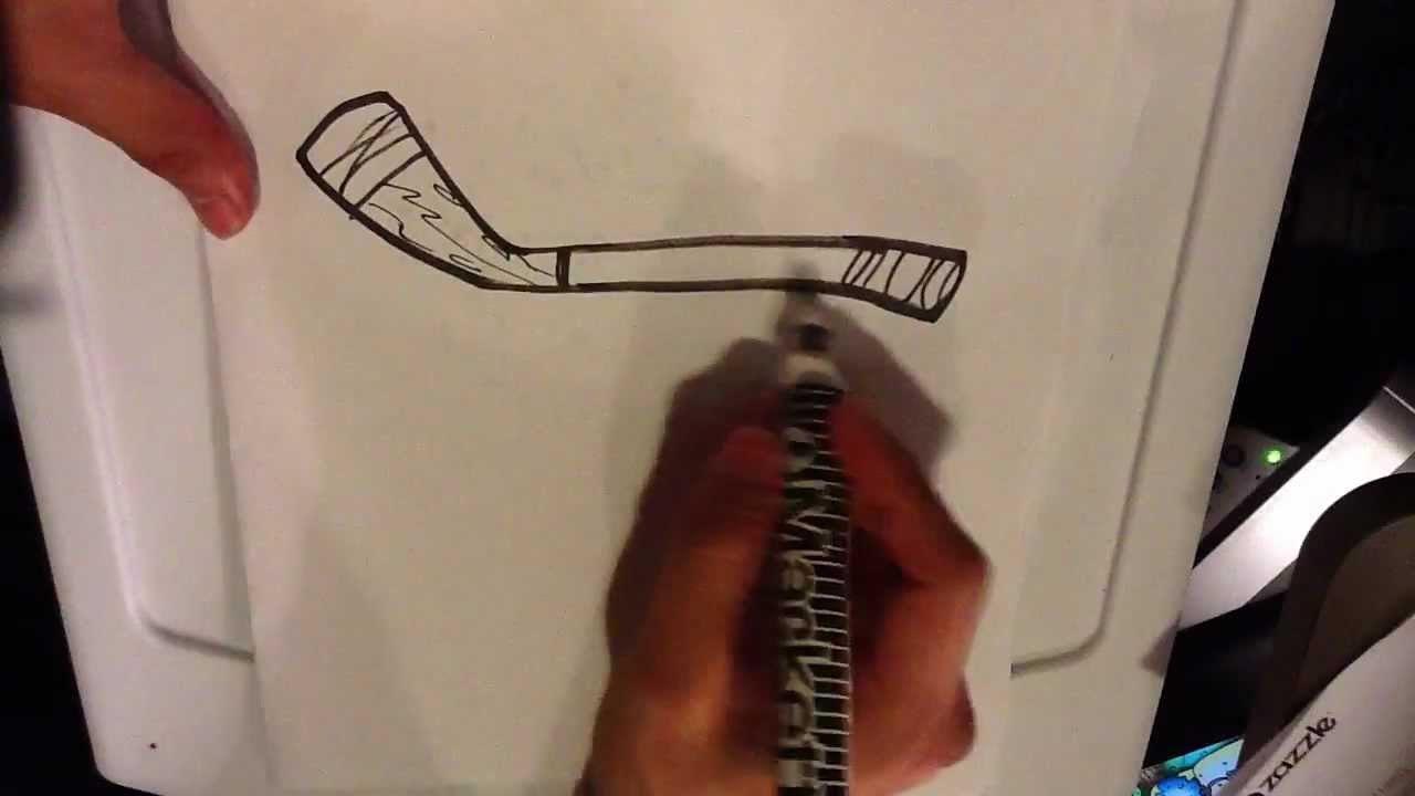 1280x720 How To Draw A Hockey Stick