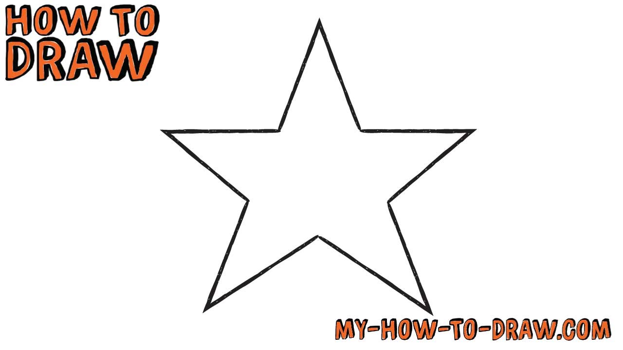 1280x720 How To Draw A Star Super Easy