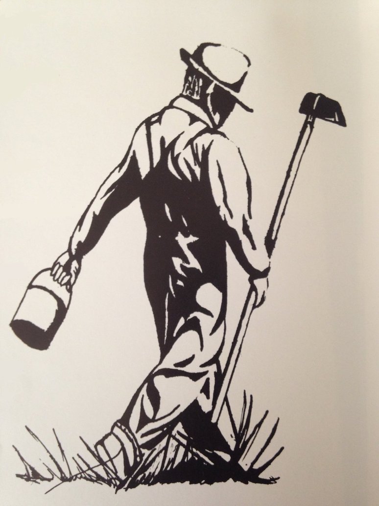 774x1032 Old Man And A Hoe By Clamdiggy