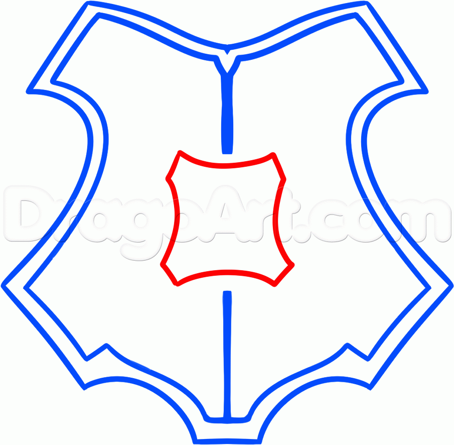 905x886 How To Draw The Hogwarts Crest, Step By Step, Movies, Pop Culture